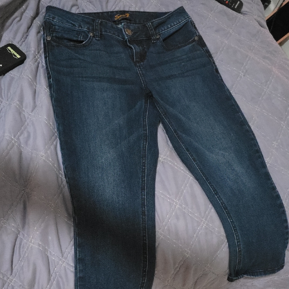 Seven 7. Dark Wash Ankle Jeans